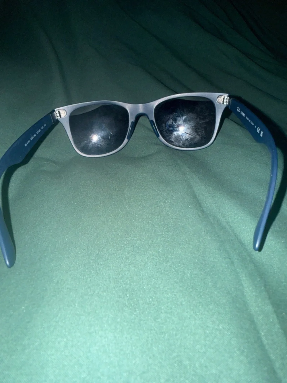 Ray-Ban Wayfarer Liteforce RB4195 matte blue - 52mm